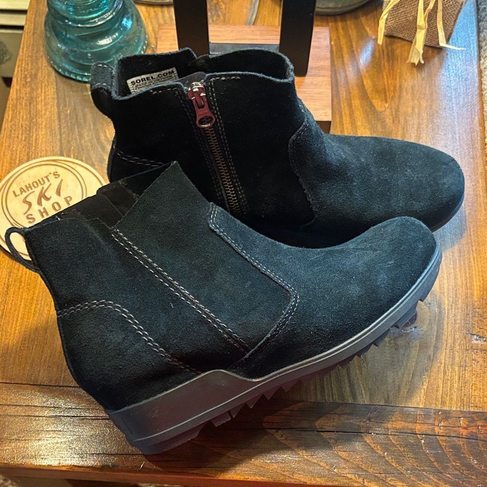 Black Suede Ankle Boots